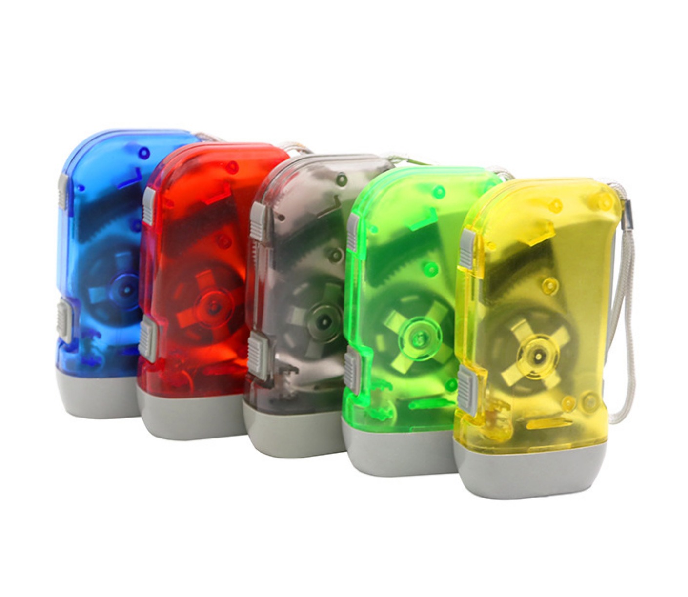 thumbnail image 4 of Linterna LED amarilla de cuerda manual, 2 uds., para viajes, emergencias, Camping, escalada, senderismo, 4 of 5