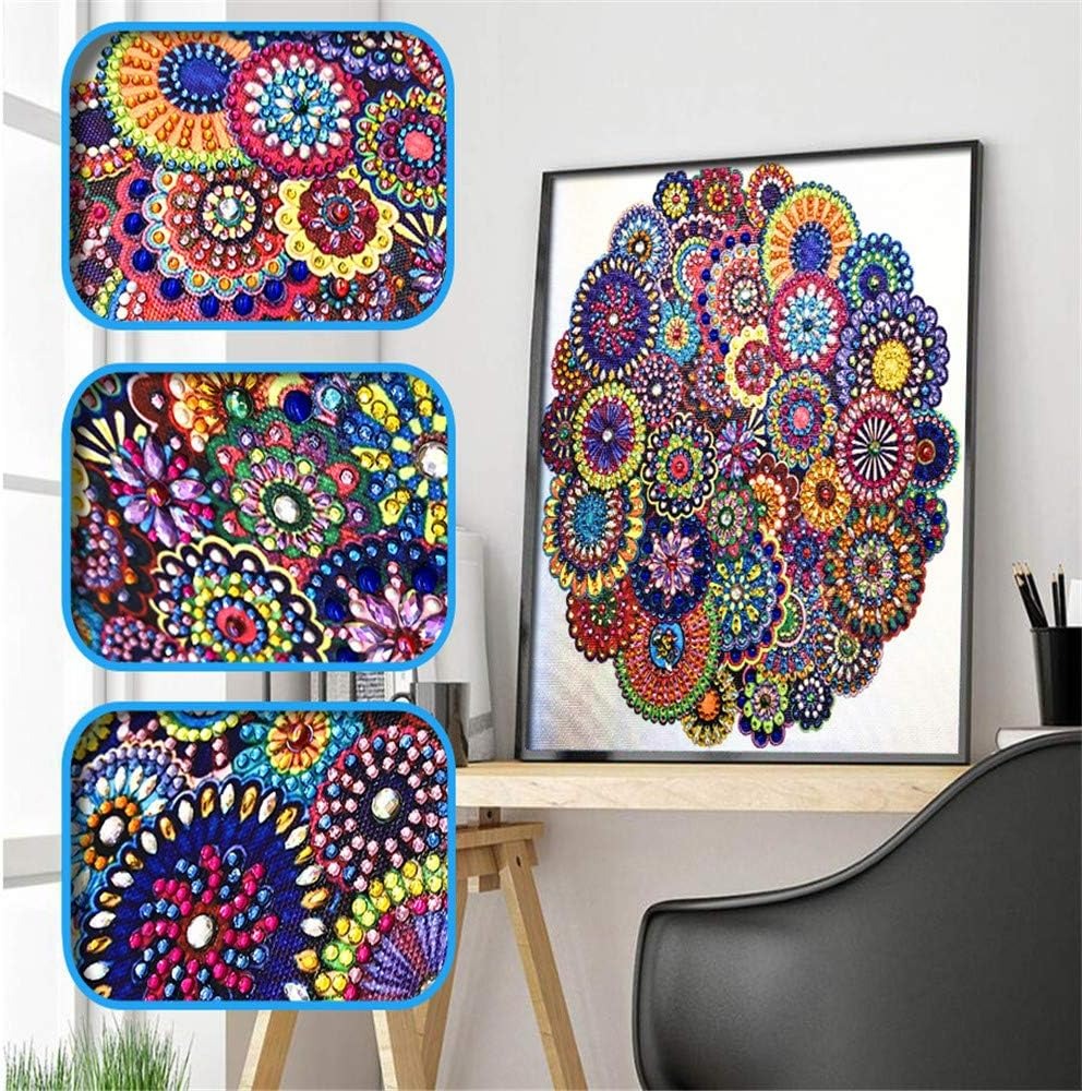 thumbnail image 2 of Pintura de diamante YONGSHENG Mandala 5D Cristal Parcial, 2 of 5
