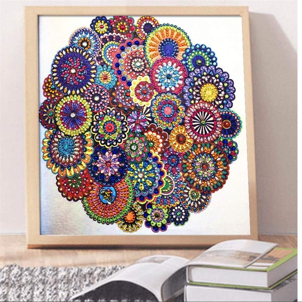 thumbnail image 3 of Pintura de diamante YONGSHENG Mandala 5D Cristal Parcial, 3 of 5