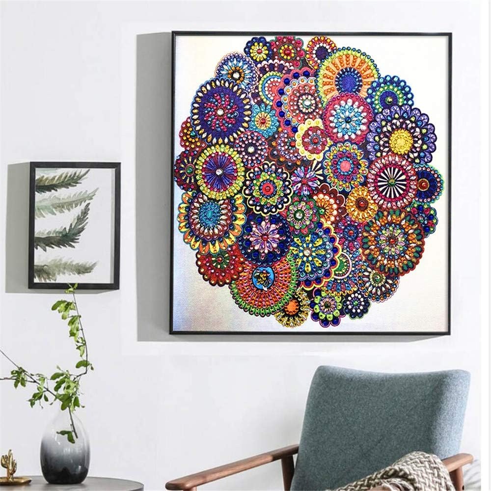 thumbnail image 4 of Pintura de diamante YONGSHENG Mandala 5D Cristal Parcial, 4 of 5
