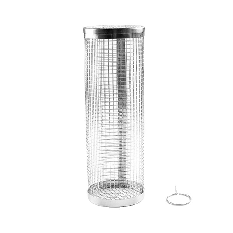 thumbnail image 3 of Cesta rodante para barbacoa de 30*9CM, cesta para parrilla de barbacoa, cesta para barbacoa de acero inoxidable, cesta para barbacoa con accesorios para barbacoa, 3 of 5