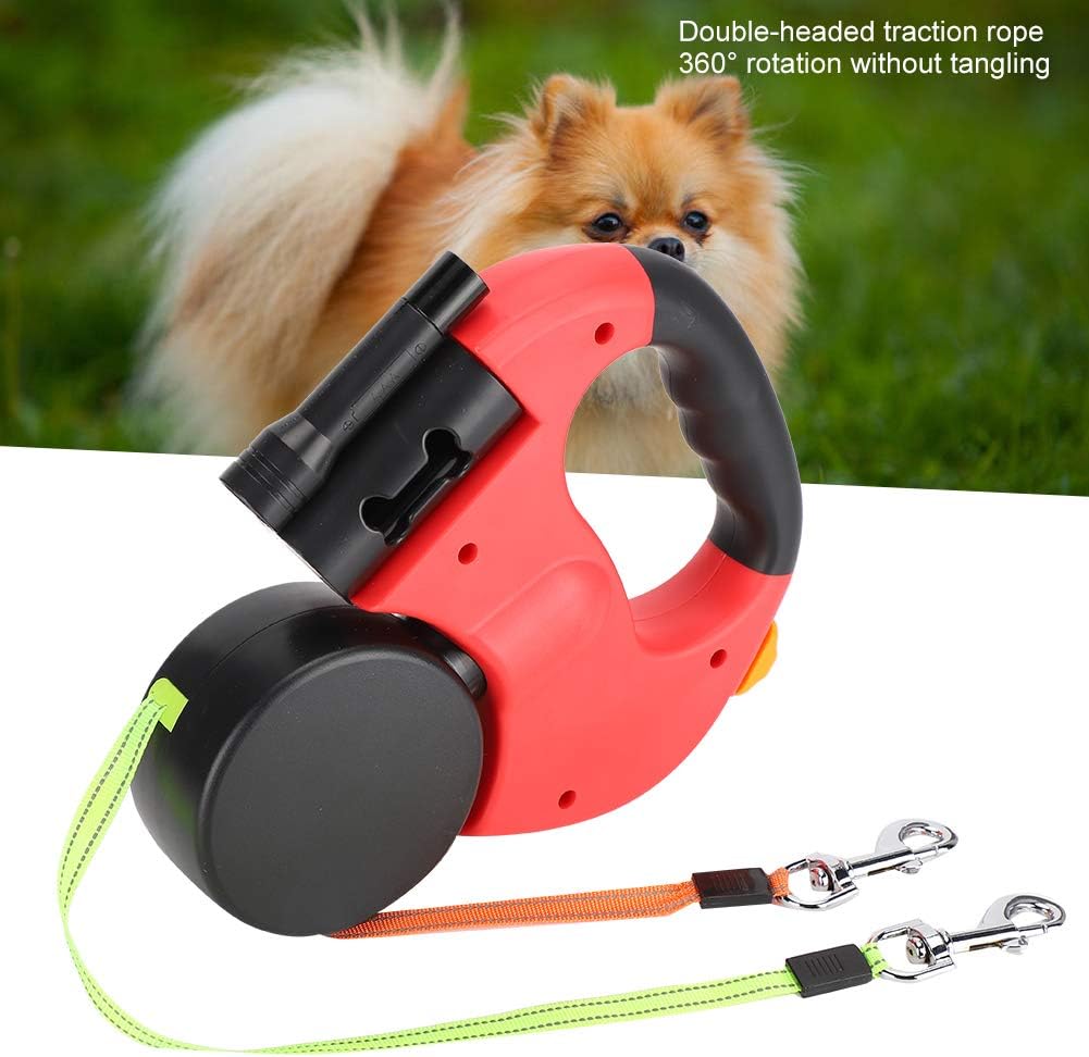 thumbnail image 4 of Correa retráctil para perros, correa para caminar para mascotas, cuerda de tracción flexible extensible automática para perros, 4 of 5