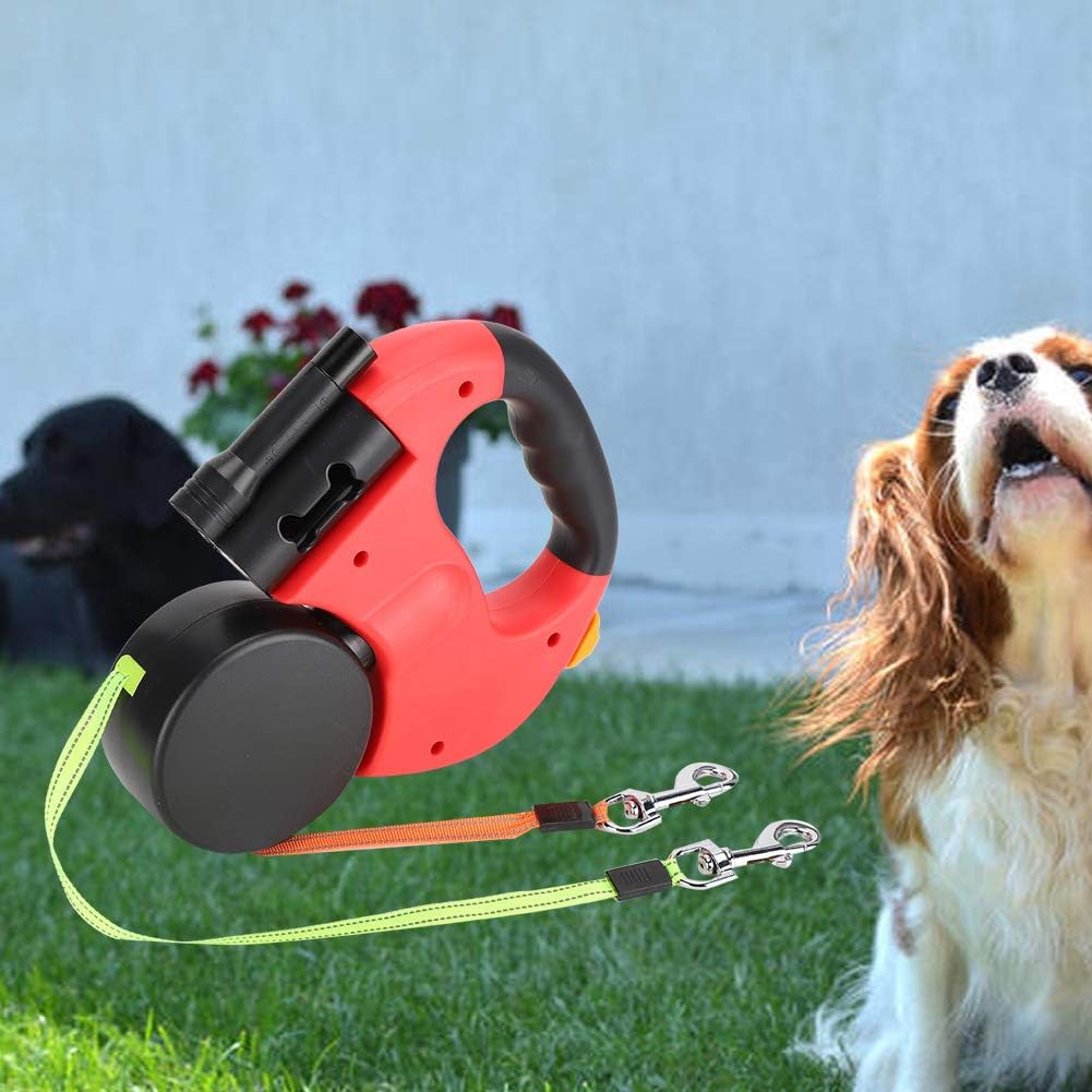 thumbnail image 2 of Correa retráctil para perros, correa para caminar para mascotas, cuerda de tracción flexible extensible automática para perros, 2 of 5