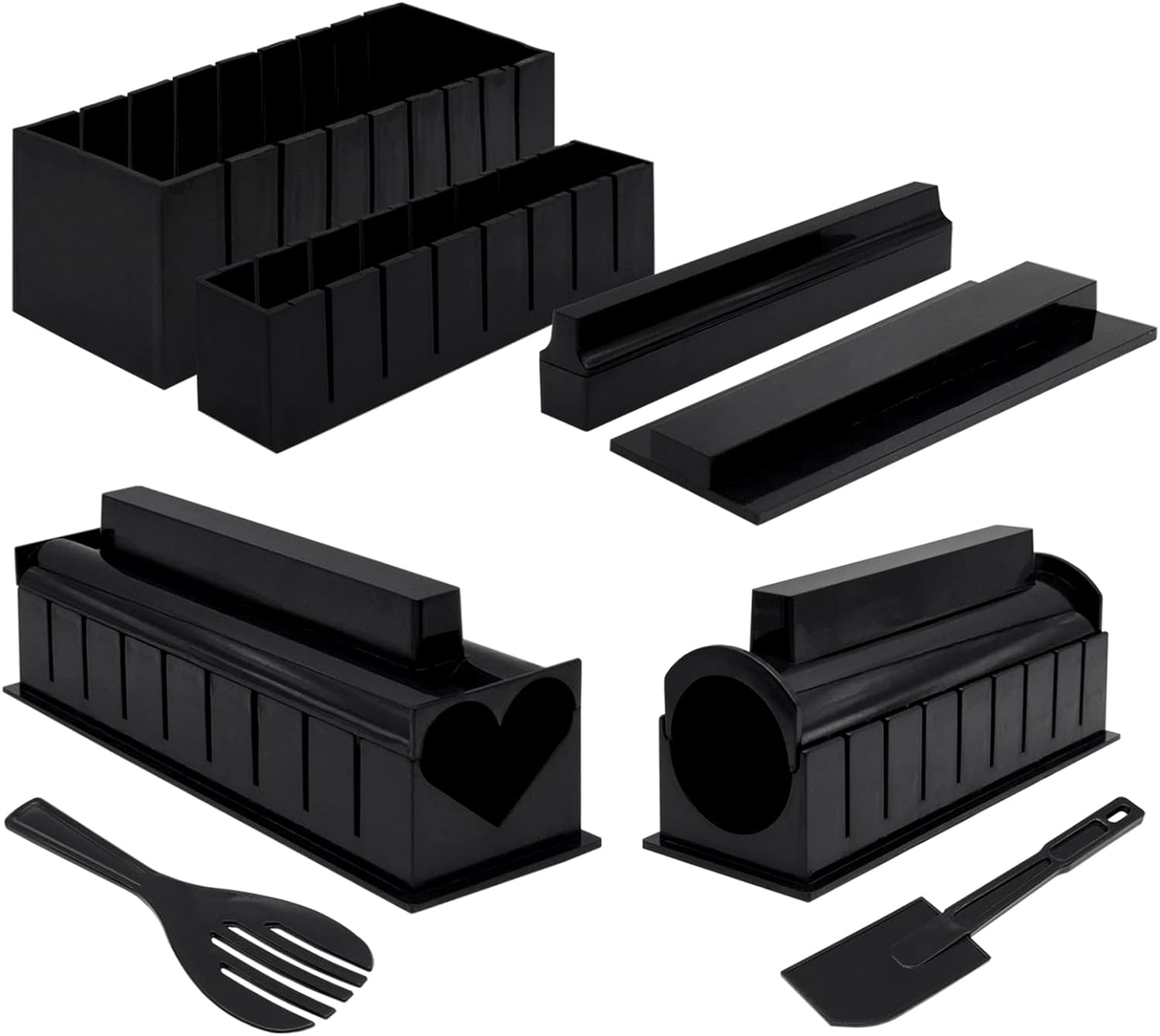 thumbnail image 1 of Kit de preparación de Sushi YONGSHENG 10 piezas moldes para Sushi juego de rollo de arroz, 1 of 5