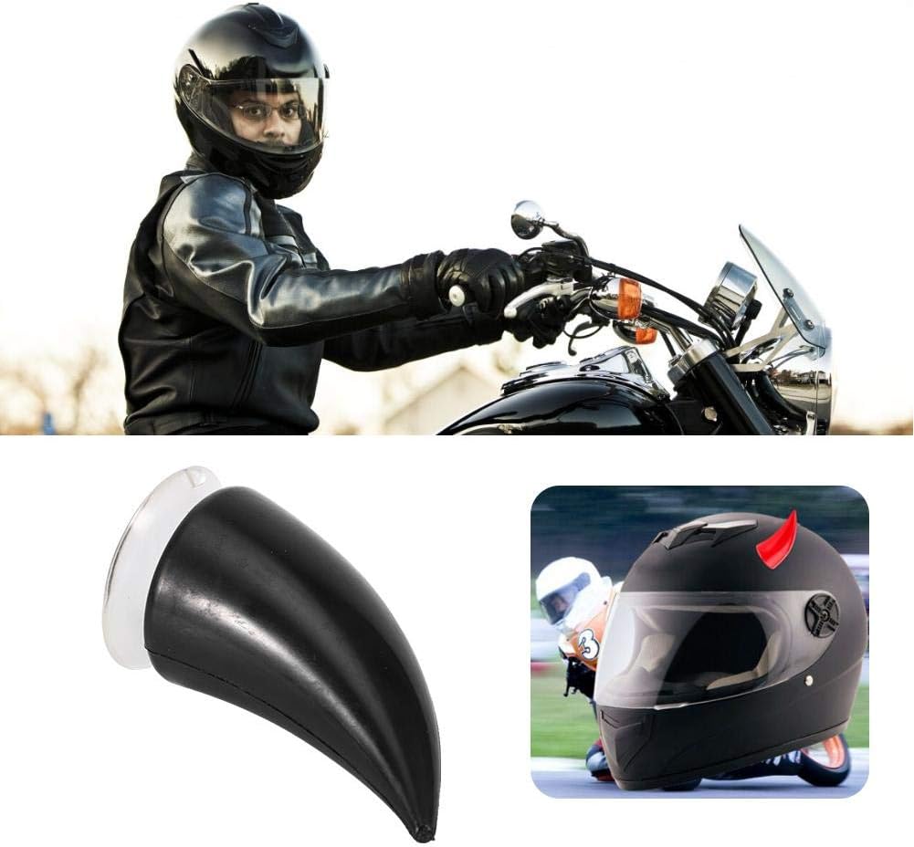 thumbnail image 2 of Casco de motocicleta Devil Demon Horn con accesorios de decoración de ventosa, 2 of 5