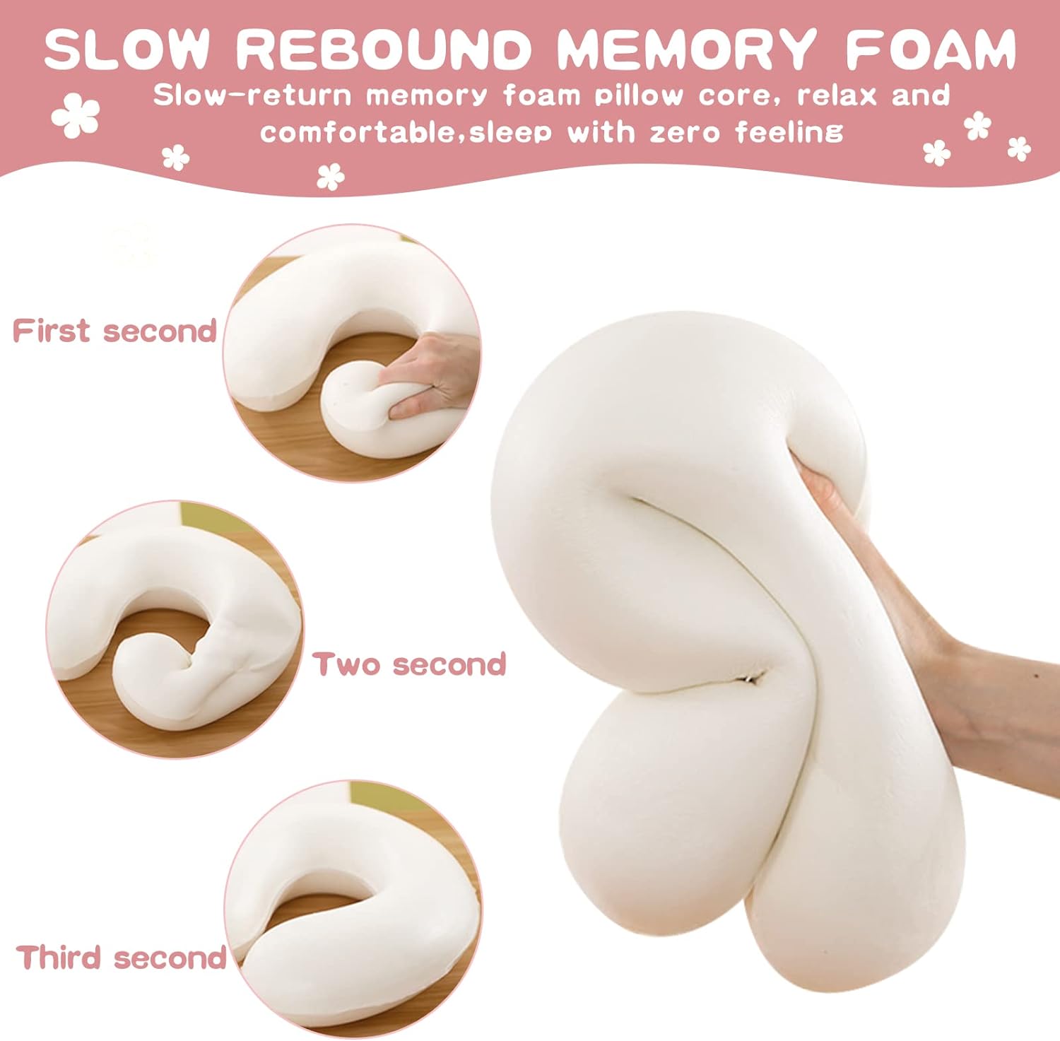 thumbnail image 3 of Almohada de viaje YONGSHENG almohada de cuello en forma de U de espuma viscoelástica pura con máscara para ojos, 3 of 5