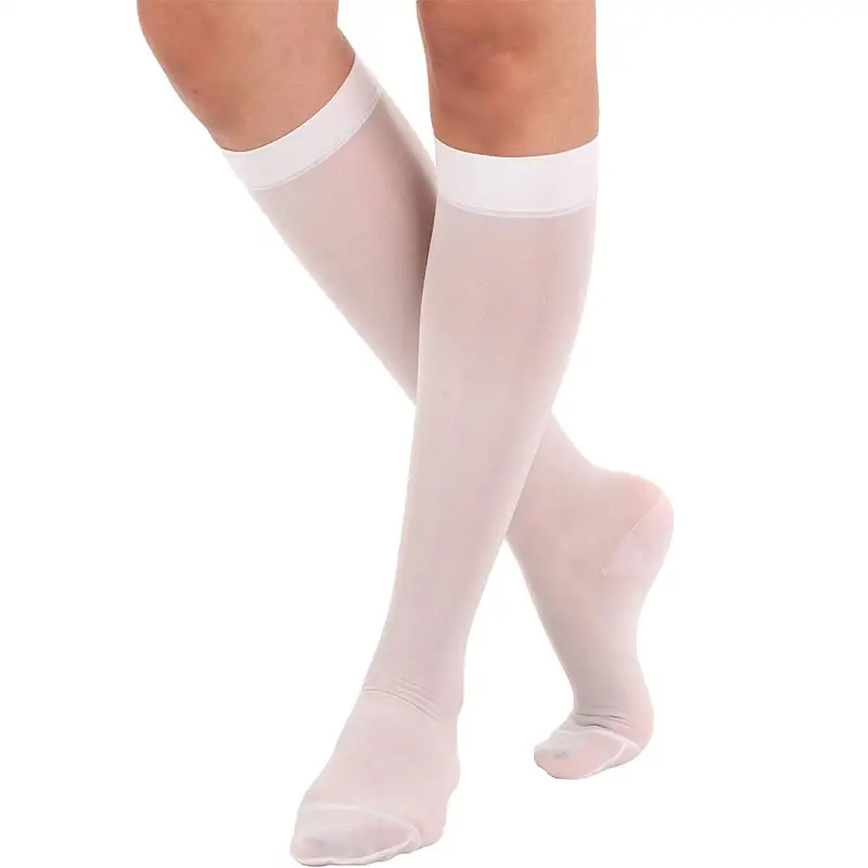 thumbnail image 1 of Medias transparentes hasta La rodilla con soporte energizante YONGSHENG paquete de 6 pares, 1 of 4