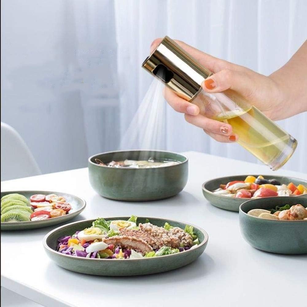 thumbnail image 5 of Aceite de oliva en spray YONGSHENG 100 ml pulverizador acero inoxidable oro rosa, 5 of 5