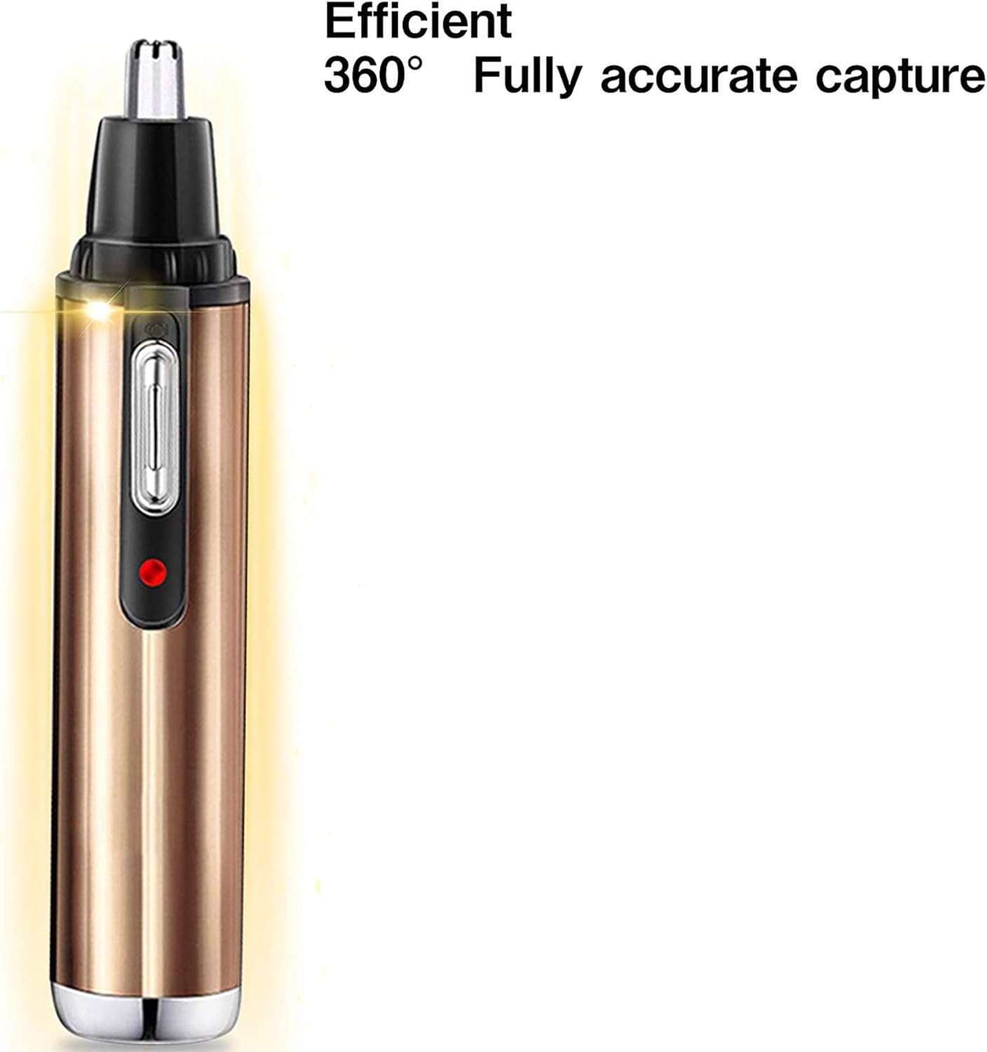 thumbnail image 3 of Recortador de pelo profesional para nariz y orejas, recargable por USB, para hombres y mujeres, 3 of 5