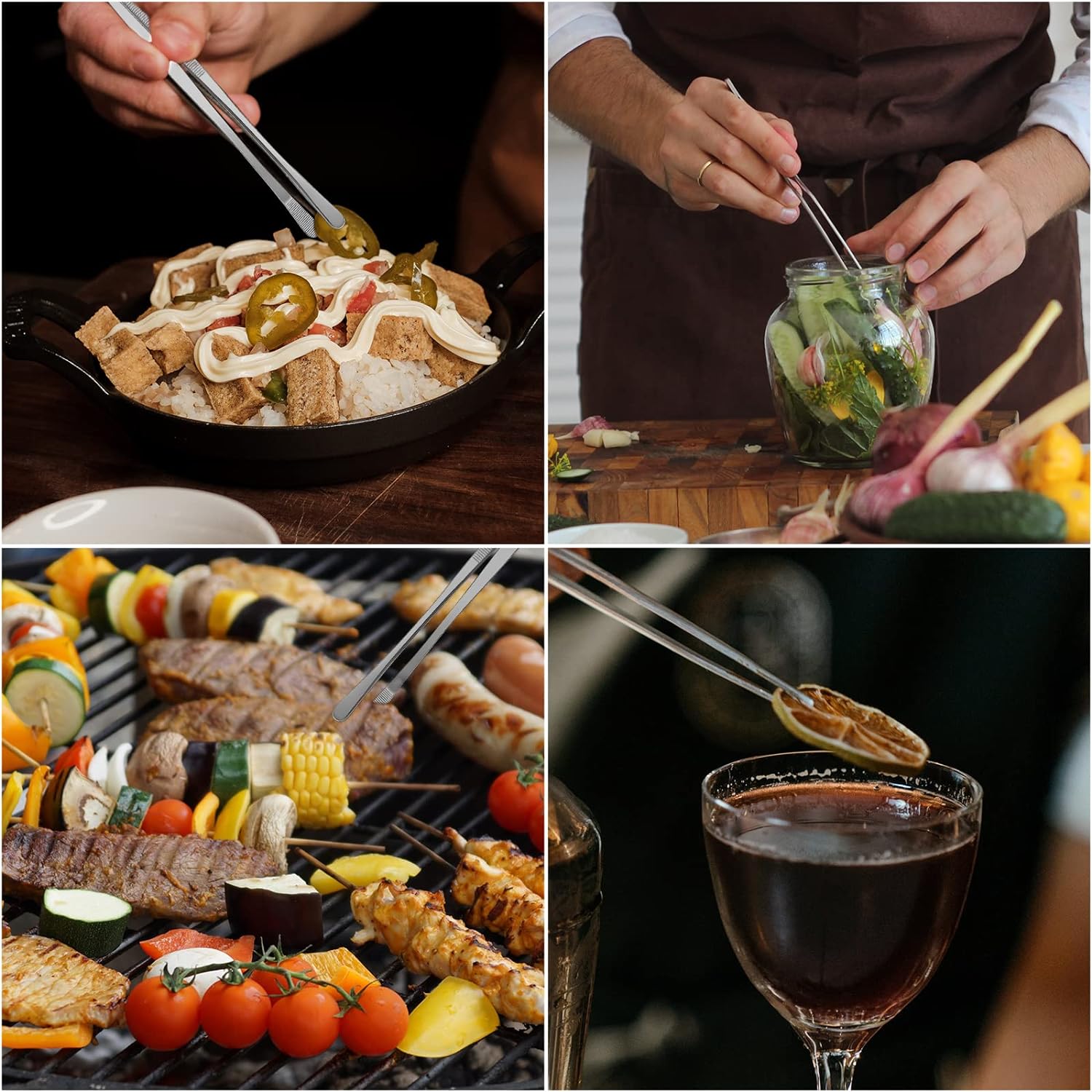 thumbnail image 5 of Pinzas de Cocina 30cm, Pinzas de Cocina, Pinzas para Cepillar, Pinzas para Carne, Perfectas para Chefs, Fiestas Familiares, Barbacoa, 5 of 5