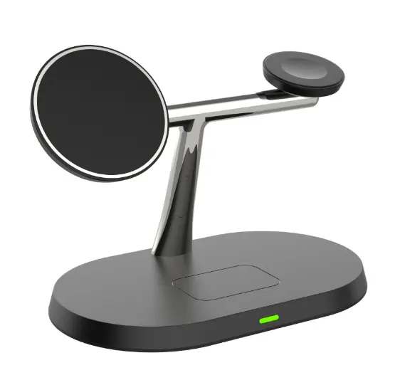 thumbnail image 1 of Cargador inalámbrico magnético, estación de carga 3 en 1 actualizada con una compatible con iPhone 14/13/12/Pro/Pro Max/Mini, iWatch SE/8/7/6/5/4/3/2, Airpods 3/ 2/Pro, 1 of 4