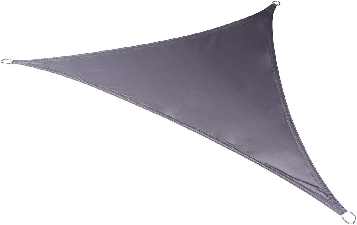 thumbnail image 2 of Vela De Sombra Triangular 3,6x3,6x3,6m Impermeable Y Resistente A Los Rayos UV, Adecuada para Balcones De Terrazas De Jardín,Black, 2 of 5
