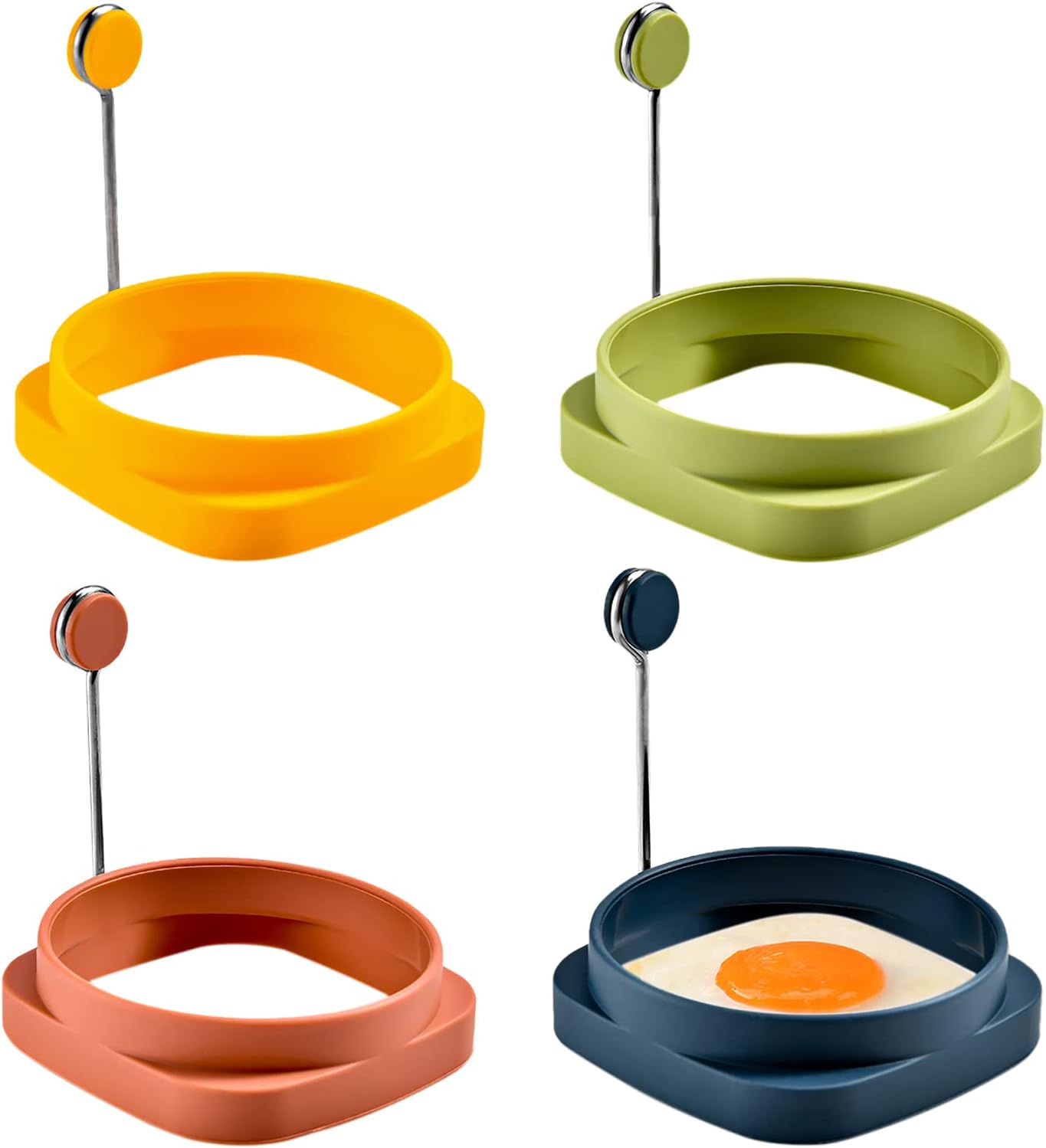 thumbnail image 2 of Molde para Tortilla YONGSHENG 4 Moldes Redondos/Cuadrados Silicona, 2 of 5
