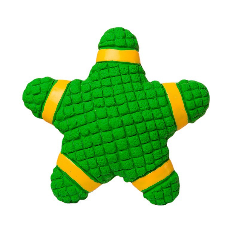 thumbnail image 1 of Juguetes para mascotas YONGSHENG estrella de mar de látex rojos, 1 of 5