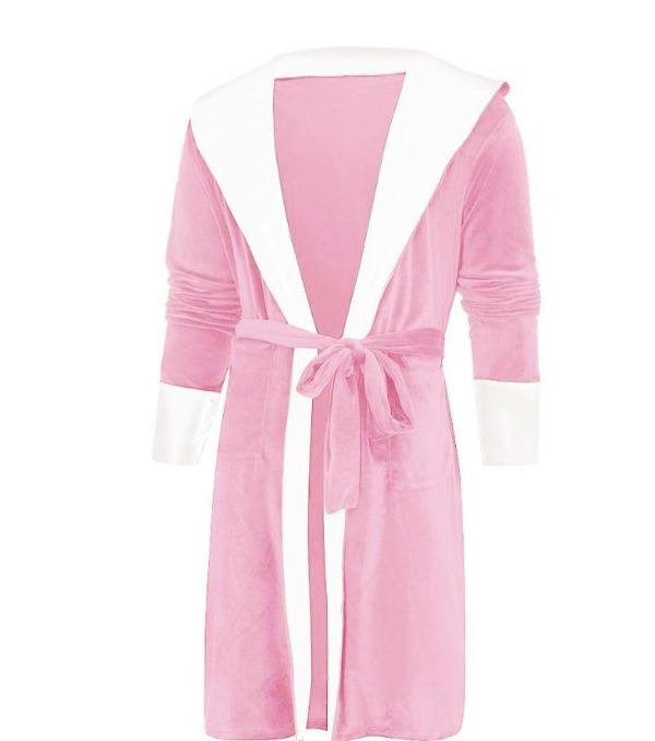 thumbnail image 3 of Batas Bata de kimono unisex de fibra de acetato Albornoz ligero para todas las estaciones Spa Hotel Ropa de dormir, M, 3 of 4