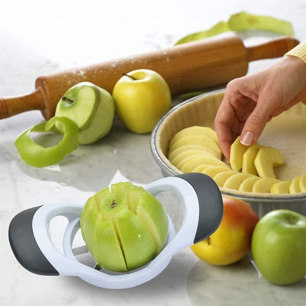 thumbnail image 4 of Cortador de manzanas YONGSHENG acero inoxidable con cuchillas afiladas y mango de plástico, 4 of 4