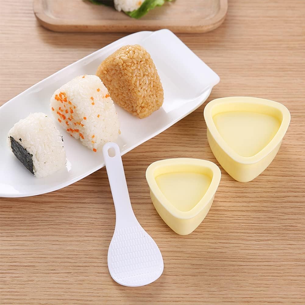 thumbnail image 5 of Molde triangular para sushi YONGSHENG 3 piezas onigiri bento, 5 of 5