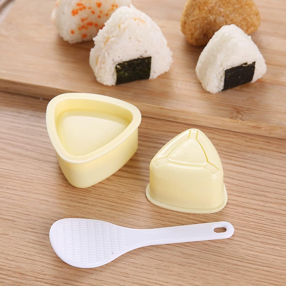 thumbnail image 4 of Molde triangular para sushi YONGSHENG 3 piezas onigiri bento, 4 of 5