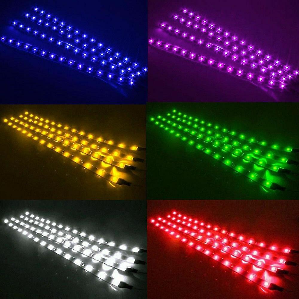 thumbnail image 3 of Tira de luces LED flexible impermeable YONGSHENG roja para debajo de la carrocería 10 Uds. coche motocicleta, 3 of 4