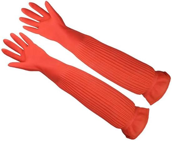 Guantes de látex reutilizables YONGSHENG impermeables para limpieza de acuarios talla M