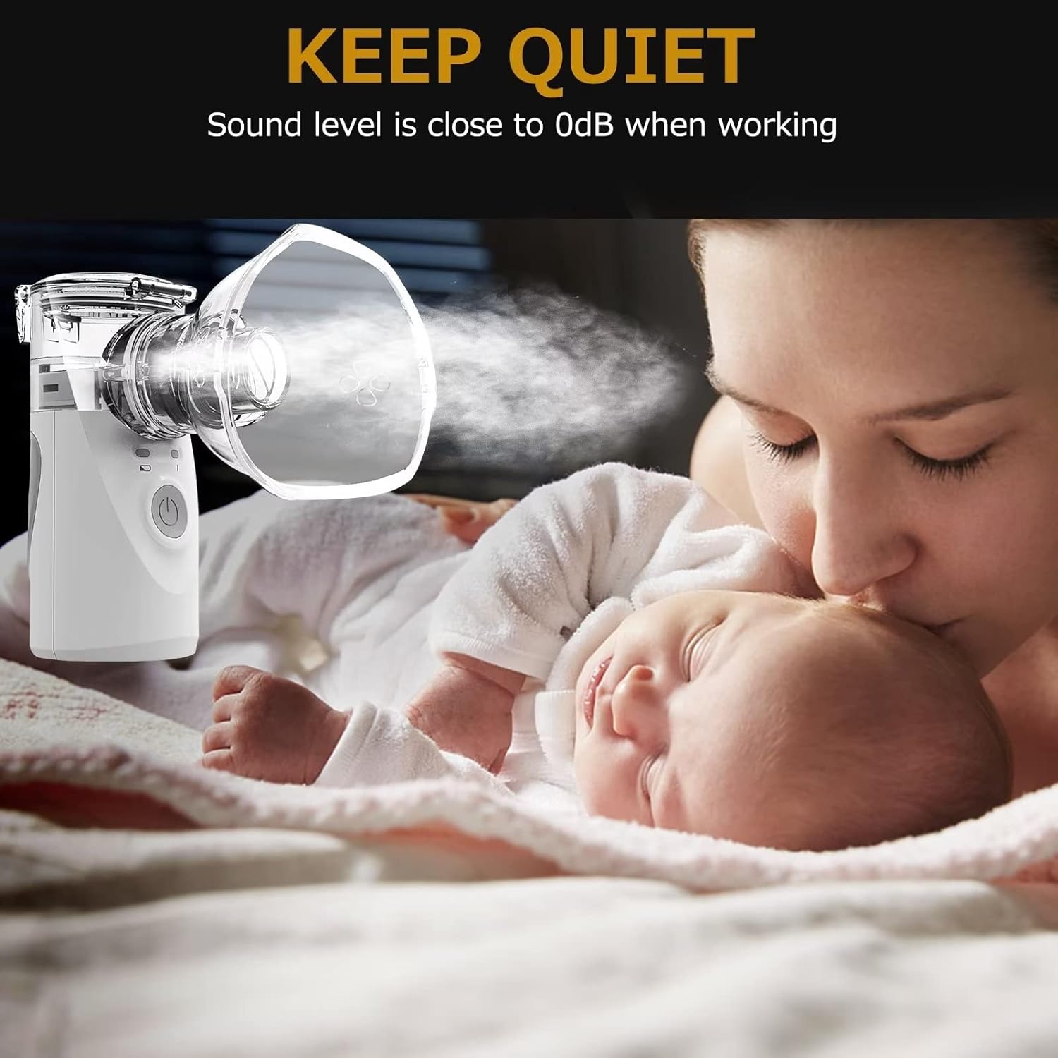 thumbnail image 5 of Máquina nebulizadora para adultos y niños, nebulizador de niebla fría a pilas, nebulizador de malla ultrasónica para problemas respiratorios, utilizado en el hogar, oficina, viajes, nebuliza, 5 of 5