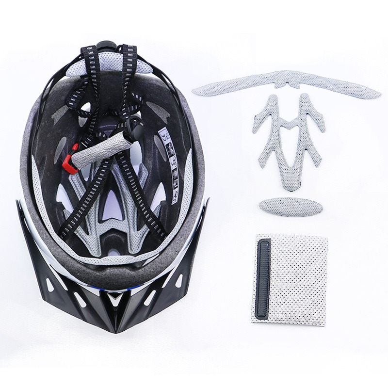 thumbnail image 2 of Casco de bicicleta liviano para adultos, ajuste de ajuste por dial, opciones LED y sin iluminación, ajuste sugerido 58-62 cm, 2 of 4