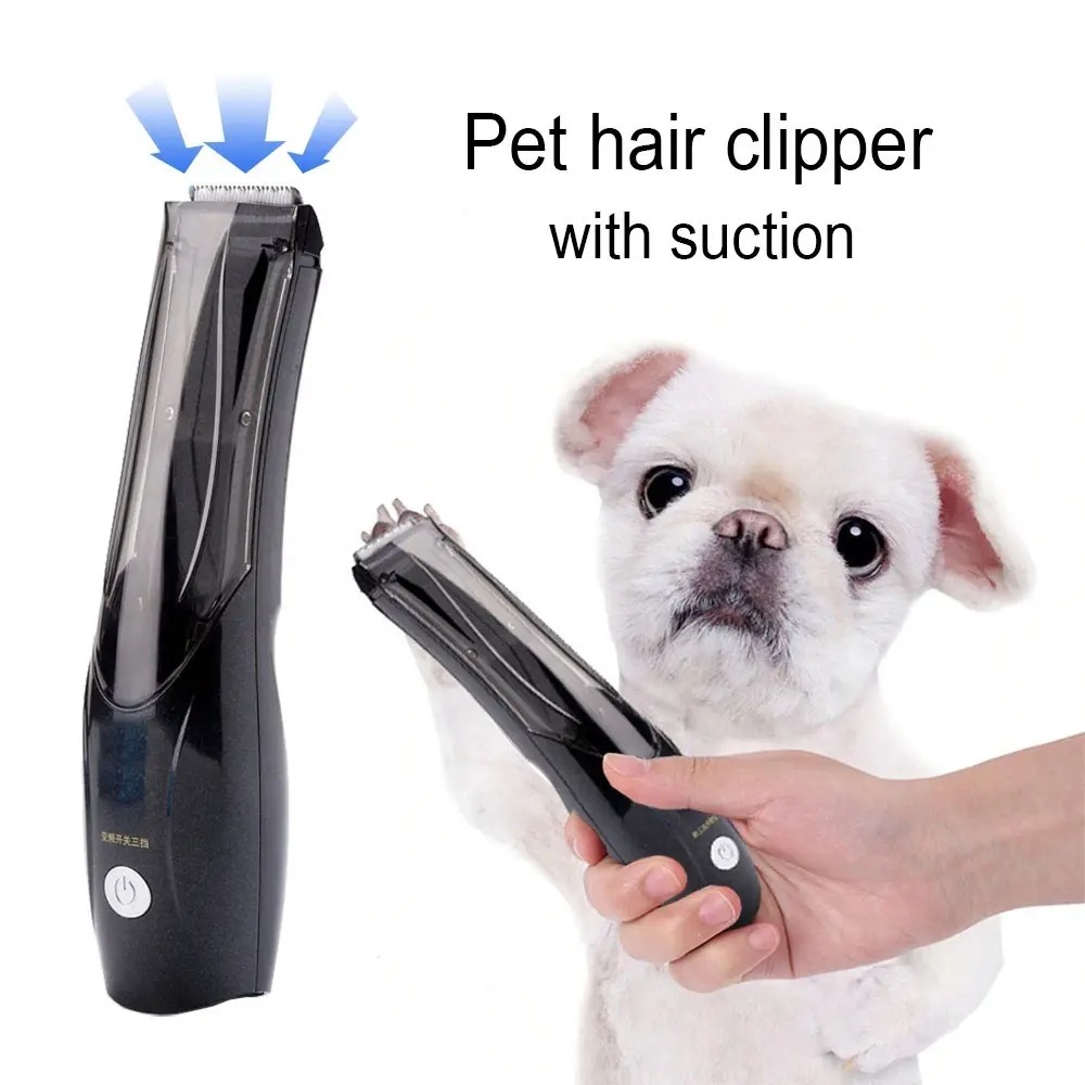 thumbnail image 4 of Kit de aseo para mascotas, recortador de pelo para mascotas con succión al vacío, herramientas de aseo para perros inalámbricas profesionales 2 en 1 para gatos, 4 of 4