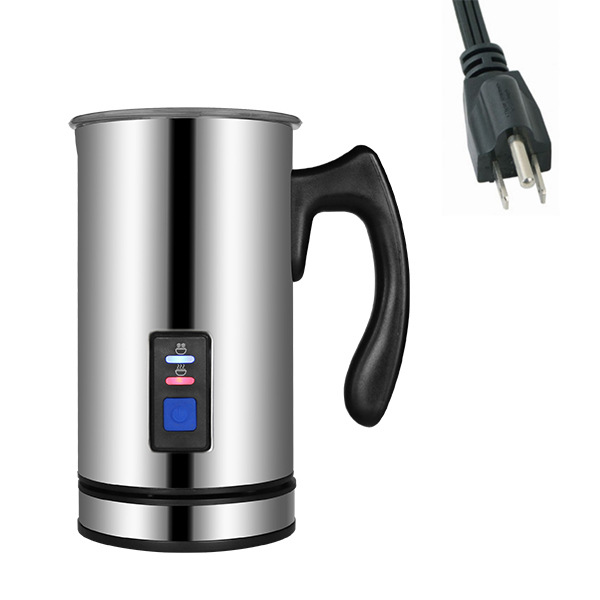 thumbnail image 1 of Espumador de leche, espumador eléctrico caliente y frío, calentador de leche, espumador de café con controles de temperatura, apagado automático, interior antiadherente para café, latte, lec, 1 of 5