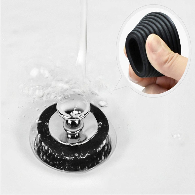 thumbnail image 3 of Tapón de bañera YONGSHENG negro, 3 of 3