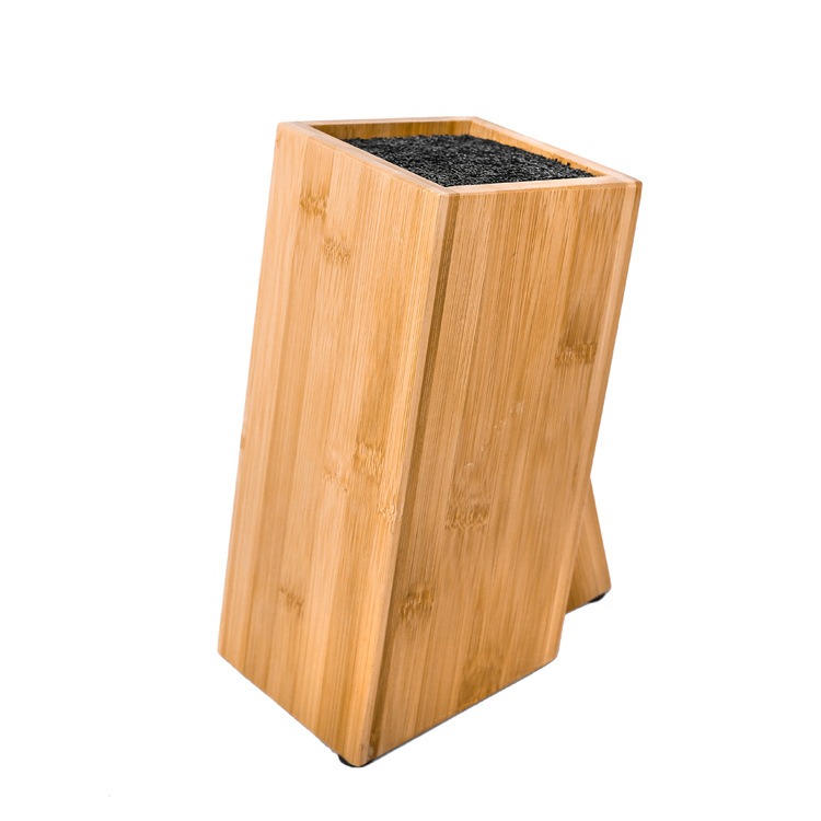 thumbnail image 3 of Bloque de cuchillos- Porta cuchillos universal- Madera de bambú, Porta cuchillos de cocina, Almacenamiento de cuchillos extra grande, Bloque de cuchillos universal, Bloque de cuchillos sin c, 3 of 5