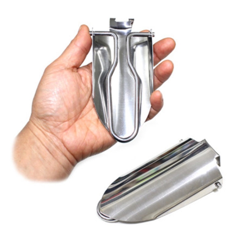 thumbnail image 2 of Pala plegable YONGSHENG de acero inoxidable con 2 bolsas de transporte, 2 of 4