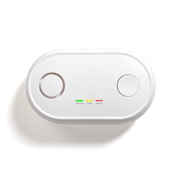 Detector inalámbrico de monóxido de carbono interconectado, alarma de CO alimentada por batería reemplazable con pantalla digital y memoria de valor máximo