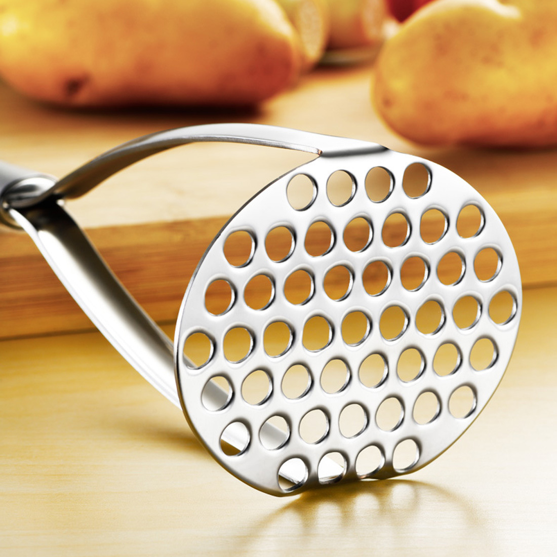 thumbnail image 1 of Triturador de patatas, Triturador de patatas, Triturador de patatas de acero inoxidable, Colador de alimentación para bebés, 1 of 5