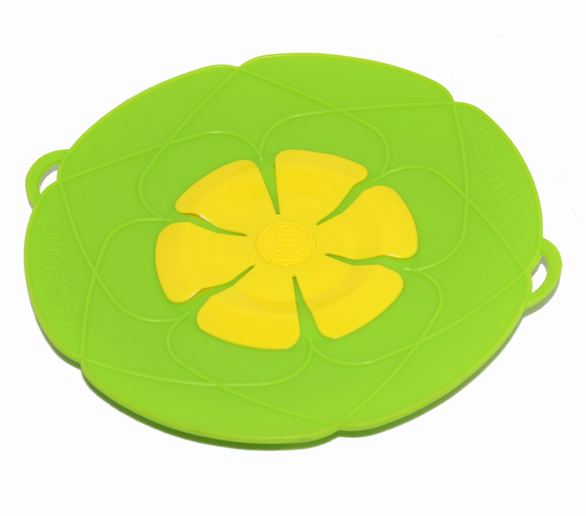thumbnail image 1 of Tapa a prueba de derrames de silicona verde de 28 cm, tapa a prueba de derrames de silicona, cubierta a prueba de ebullición, herramienta de cocina multifuncional, 1 of 3