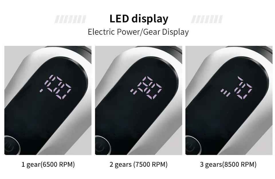 thumbnail image 5 of Afeitadora de tela eléctrica YONGSHENG quitapelusas recargable con pantalla DIGITAL LED, 5 of 5
