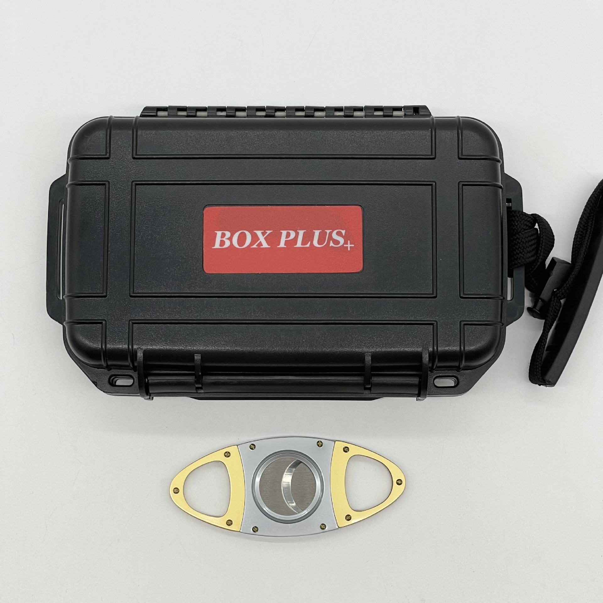 thumbnail image 2 of Caja de almacenamiento portátil para cigarros, caja de humedad con cortador de cigarros, regalo de Navidad, 2 of 5