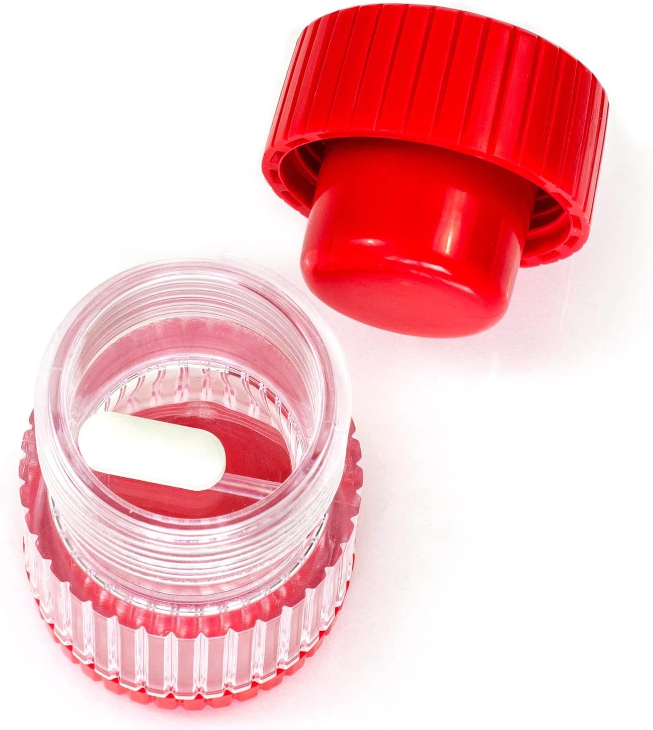 thumbnail image 5 of Trituradora y Molinillo de Pastillas, Tritura Vitaminas y Tabletas, Capacidad para hasta 2 Pastillas, con Agarre Ergonómico, Rojo, 5 of 5