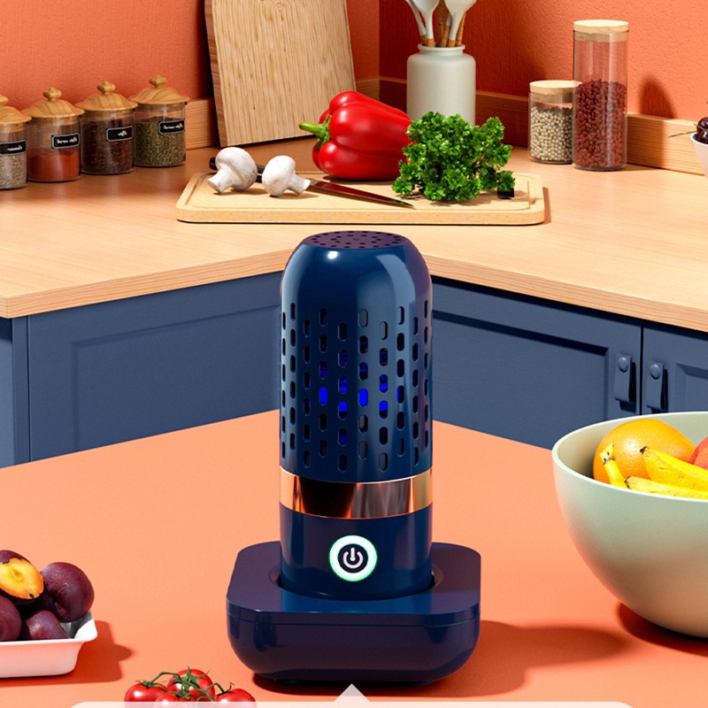 thumbnail image 3 of Máquina limpiadora de frutas y verduras, dispositivo limpiador de frutas, purificador de alimentos portátil con base de carga USB para limpiar frutas, verduras y carne, 3 of 5