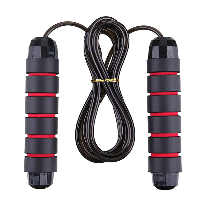 thumbnail image 1 of Cuerda para saltar, asas cómodas fácilmente ajustables, cable de 100 pulgadas, rodamientos de bolas de acero ergonómicos y mango antideslizante, lo mejor para entrenamiento aeróbico de veloc, 1 of 5