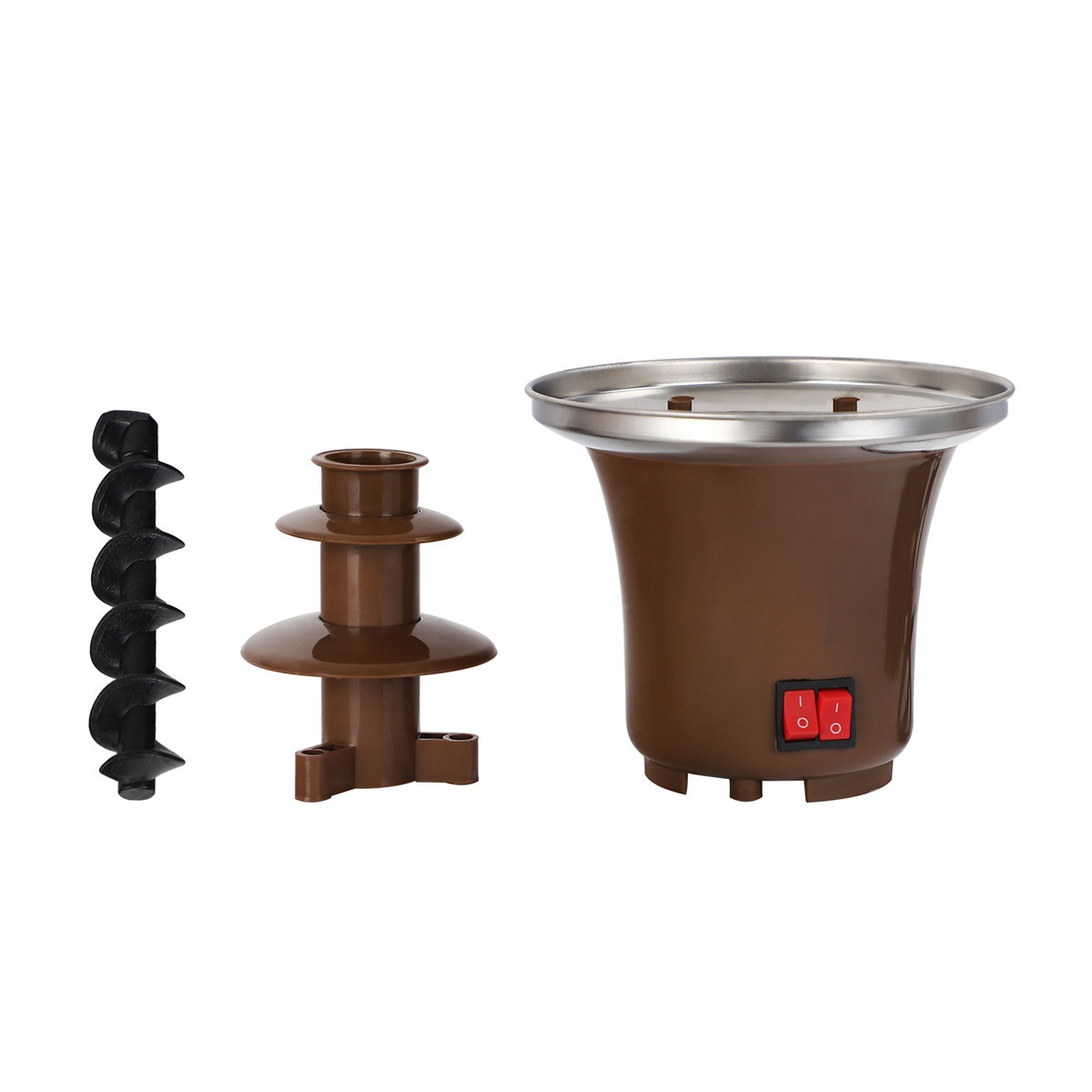 thumbnail image 2 of Fuente de fondue de chocolate YONGSHENG 110 V acero inoxidable 21 CM 14.5 CM, 2 of 4