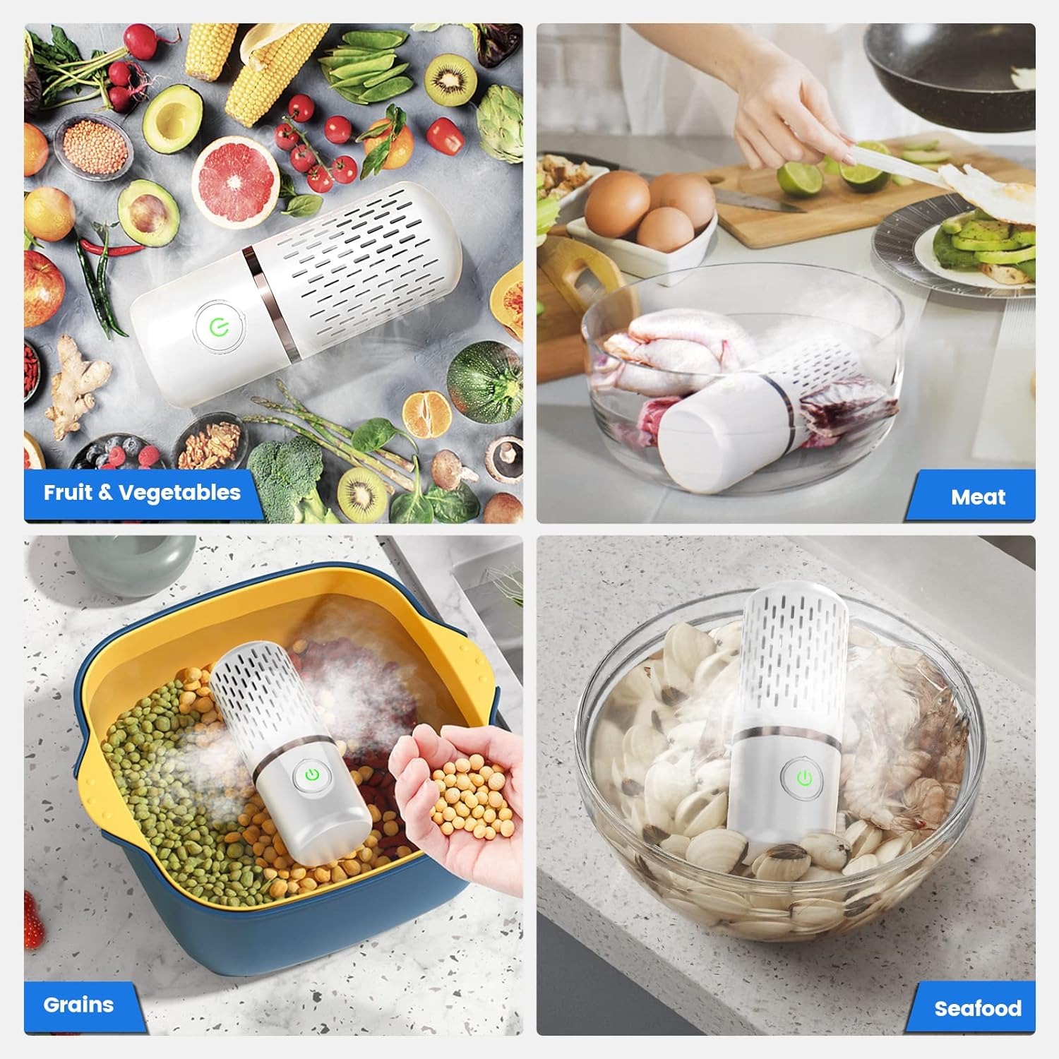 thumbnail image 4 of Lavadora de frutas y verduras YONGSHENG purificador de alimentos para utensilios de cocina, 4 of 5