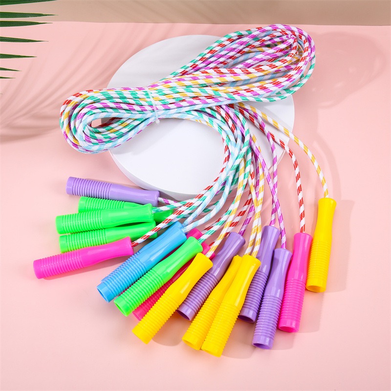 Cuerda para saltar colorida YONGSHENG Ajustable para niños y adolescentes