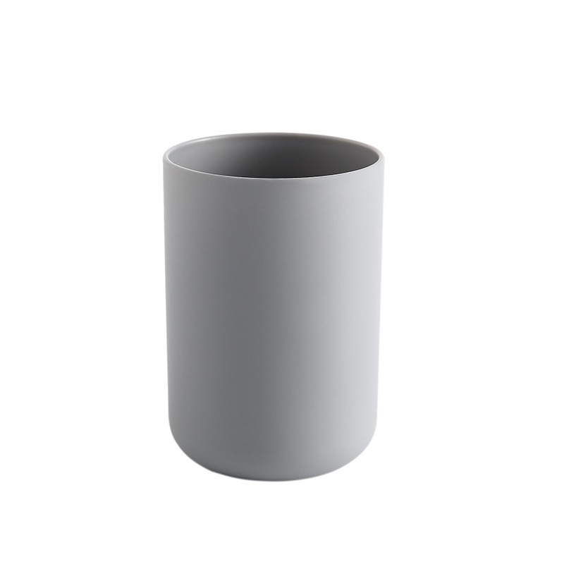 thumbnail image 4 of Vaso de plástico, vaso para cepillarse los dientes para baño (café gris blanco), 4 of 4