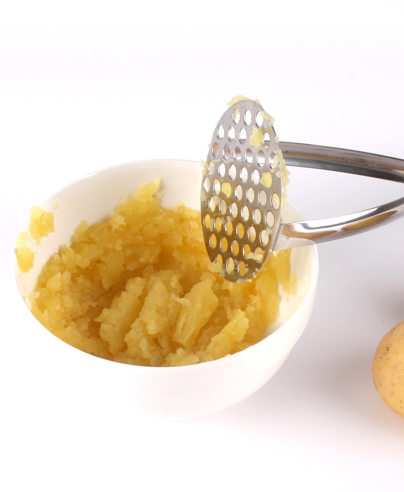 thumbnail image 4 of Triturador de patatas YONGSHENG de acero inoxidable, herramienta de cocina, mango de ABS, 4 of 4