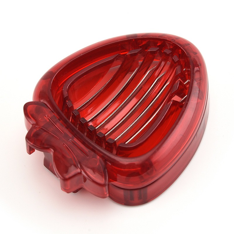 thumbnail image 1 of Diseño de fresa, rojo, herramienta de cocina cortadora de acero inoxidable, 1 of 4