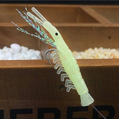 thumbnail image 1 of Aparejos de pesca luminosos que brillan en peces blandos/señuelos de camarones para agua salada/cebo de pesca de agua dulce, 1 of 4