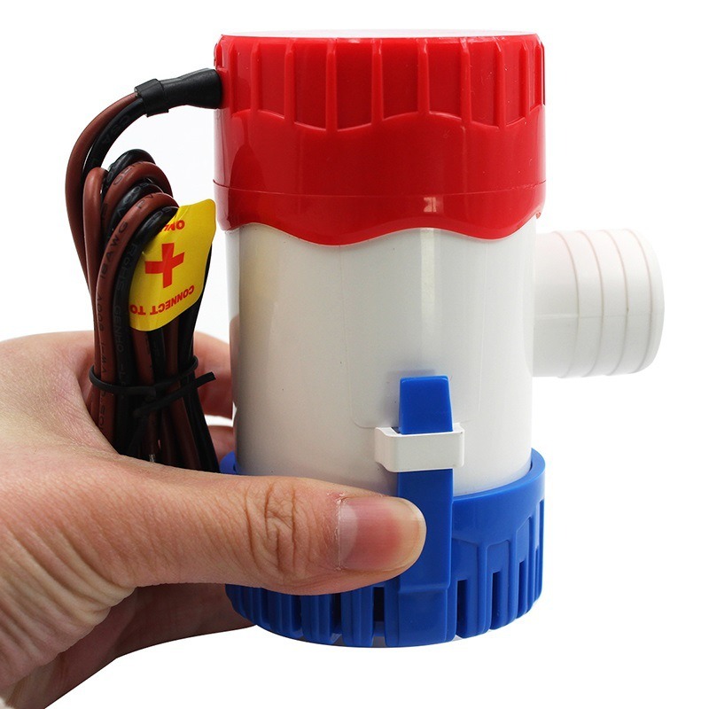 thumbnail image 4 of Bomba de achique para barco DC12V 1100GPH Bomba de achique pequeña Bomba de agua eléctrica de 12 voltios Bajo ruido, Bombas de achique eléctricas de plomería marina para barcos (1100gph 12v), 4 of 4