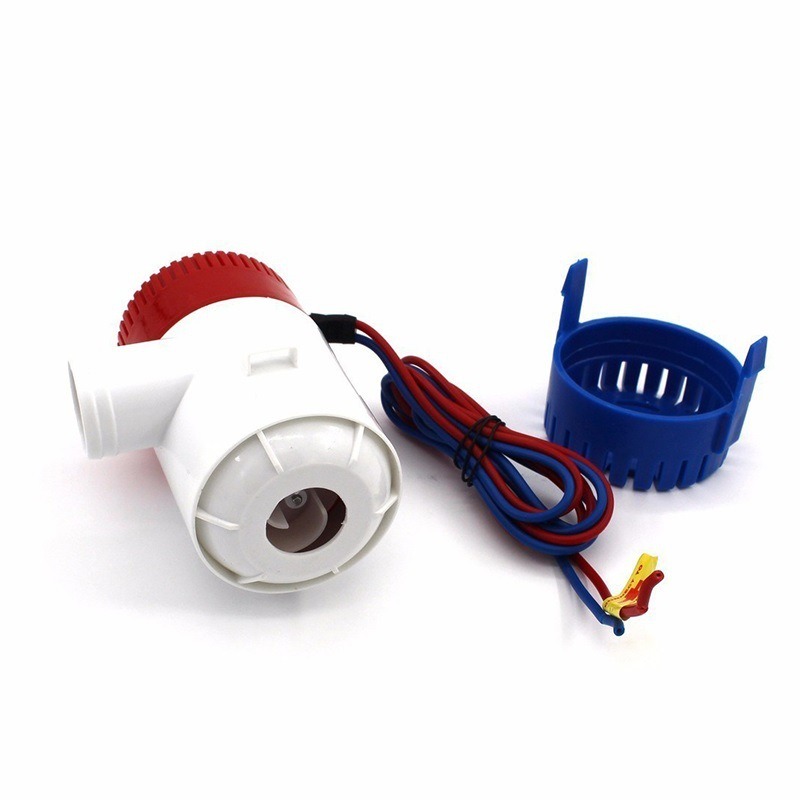 thumbnail image 3 of Bomba de achique para barco DC12V 1100GPH Bomba de achique pequeña Bomba de agua eléctrica de 12 voltios Bajo ruido, Bombas de achique eléctricas de plomería marina para barcos (1100gph 12v), 3 of 4