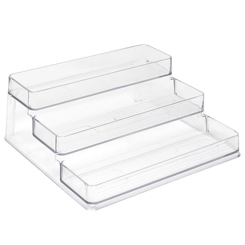 thumbnail image 1 of Organizador de cocina YONGSHENG Estante para especias de plástico 3 niveles transparente, 1 of 4