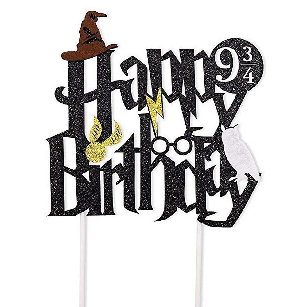 thumbnail image 2 of 49 unids/set Tema de Harry Potter Suministros de Decoración para Fiesta de Cumpleaños Conjunto de Globos Corbata Gafas Marco Banner Banderines Adorno para Pastel YONGSHENG, 2 of 3